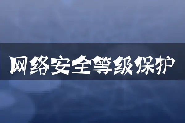 网络安全等级保护